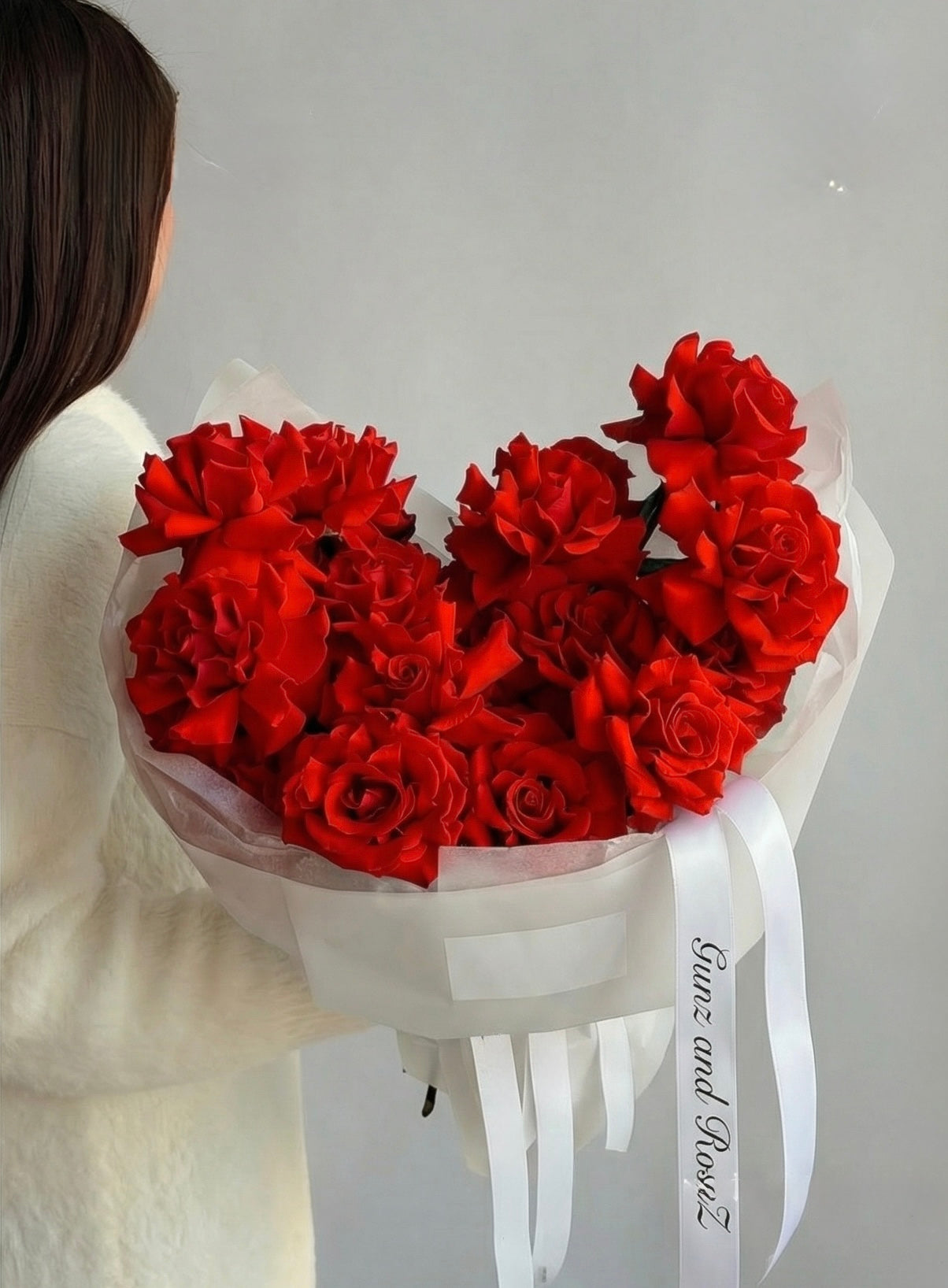 DOZEN FRENCH ROSES BOUQUET ❤️